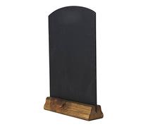 Chalkboards UK WC124F Table Top Chalkboard with Plinth, Wood, Rustic Brown, A4, 31 x 21 x 4 cm