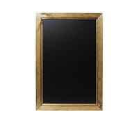 Chalkboards UK WC312 Wood Framed Blackboard, A2, Dark Oak, (62.4 x 45 x 1.5cm)