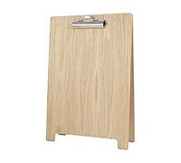 Chalkboards UK WC924 A-Frame Clipboard, Wood, Natural, A4, 34.5 x 23.5 x 3cm