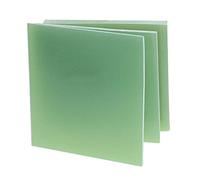 CHALKE Fiberglass Sheet, 1PCS 0.2/0.5/1/2/3mm Thickness FR4 Fiberglass Sheet Water-green Epoxy Plate 3240 FR-4 Epoxy Resin Board Glass Fibre 3D Green (Color : 100MM x 100MM, Size : 0.3mm)
