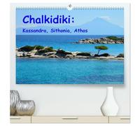 Chalkidiki: Kassandra, Sithonia, Athos (High Quality Premium Wall Calendar 2026 DIN A2 landscape),CALVENDO 12 Month Wall Calendar: Countrysides, beaches and monasteries on Chalkidiki