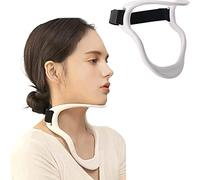 CHALKSEA Neck Posture Corrector,Anti Bowing Correction Stabilisation,Lightweight Neck Brace Support Device - for Study School Reading Children Teenager To Correct Forward Head Posture,White