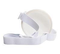 CHALKSEA Stoma Ostomy-Waterproof Bath Cover, Ostomy Shower Cover with Adjustable Belt Bath Assist Accessory for Shower Practical Wound Protector Colostomy Ostomy Supplies, Recovery Gift,White,13CM