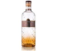 Chalkstream Gold Gin 70cl by River Test Distillery (40% ABV) | Green & Herby Gin with a Lemony Zest - Infused with Juniper, Maris Otter Barley & Gin Botanicals | Small Batch Gin Distilled in Hampshire