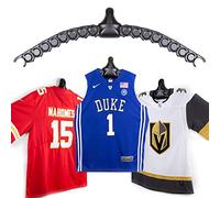 ChalkTalkSPORTS JerseyGenius Adjustable Jersey Display | 3 Pack | Shapes to Fit Any Sports Jersey | Jersey Hanger for Wall Display