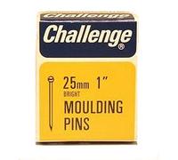 Chall Bright Steel Moulding Pins (Veneer) 15mm 30g - 11002