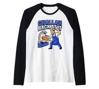 Challah Back At It Jewish Baking Humor Bread Lover Fun Fan Raglan Baseball Tee