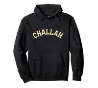 Challah Hanukkah Jewish Bakar Shabbat Shalom Menorah Shabbos Pullover Hoodie
