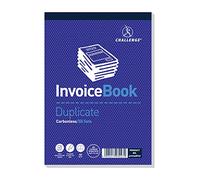 Challenge 195 x 137 mm Duplicate Invoice Book, Carbonless, 50 Pages, Set of 1