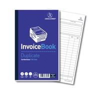 Challenge 210 x 130 mm Duplicate Book Carbonless Invoice without Vat/Tax, 100 Pages, Set of 5,Blue
