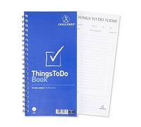 Challenge Wirebound To Do Pad with 115 Sets and Pre Printed Pages Micro Perforated 14.1 x 28 cm