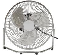 Challenge 9 Inch Tilting Desk Fan - Chrome