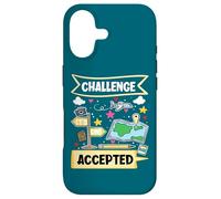 Challenge Accepted Funny World Traveler Case for iPhone 17
