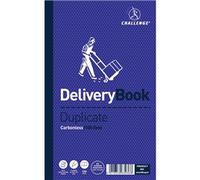 Challenge F63036 210mm x 130mm Carbonless Duplicate Delivery Book - 100 Sets (5 Pack)
