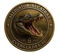Challenge Coin | Alligator Collector Coin - Commemorative Souvenir Display Decoration for Home Men Kids Dad Collection