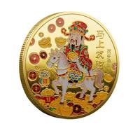 Challenge Coin - Chinese Year Of The Horse Souvenir Coin,Compact Scratcher Tool for Teens Men Family Boys Husband Girls Women Daughter Friends Son Wife
