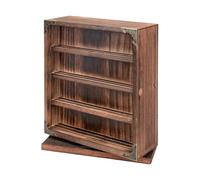 Challenge Coin Holder - Wooden File Two Grooves Rotation Three Hundred and Sixty Degrees Adjustable, Commemorative Coin Holder, Suitable for Living Room Bedroom Games Room Desk