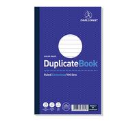 Challenge Duplicate Book, Carbonless, 100 Pages, 5 pack (210 x 130 mm)