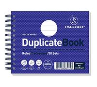 Challenge Duplicate Book, Carbonless, 50 Pages, 5 pack (105 x 130 mm)