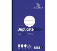 Challenge Ruled Carbonless Duplicate Book 100 Sets 297 x 195 mm Pack of 3