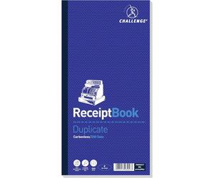 Challenge Duplicate Carbonless Receipt Book 280 x 141mm 200 Sets