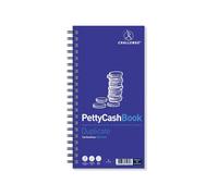 Challenge Duplicate Petty Cash Book, Carbonless, 200 Pages, 1 pack (280 x 141 mm)
