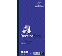 Challenge Duplicate Receipt Book, Carbonless, 200 Pages, 1 pack (280 x 141 mm)
