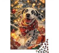 Challenge, Learn, And Enjoy with DALMATIAN - 1000 Piece Wooden Puzzle for An Unforgettable Family Activity - Suitable for All Ages