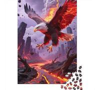 Challenge, Learn, And Enjoy with Eagle - 1000 Piece Wooden Puzzle for An Unforgettable Family Activity - Suitable for All Ages