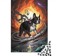 Challenge, Learn, And Enjoy with French Bulldog - 1000 Piece Wooden Puzzle for An Unforgettable Family Activity - Suitable for All Ages