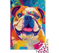 Challenge, Learn, And Enjoy with Shar Pei - 1000 Piece Wooden Puzzle for An Unforgettable Family Activity - Suitable for All Ages