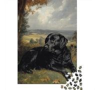 Challenge, Learn, And Enjoy with The Labrador Retriever - 1000 Piece Wooden Puzzle for An Unforgettable Family Activity - Suitable for All Ages