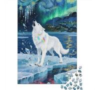 Challenge, Learn, And Enjoy with Wolf - 1000 Piece Wooden Puzzle for An Unforgettable Family Activity - Suitable for All Ages