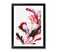 Challenge Of The Elements Abstract Framed Wall Art Print A2 Black