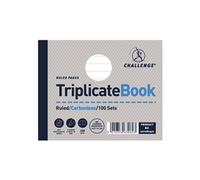 Challenge Triplicate Book 105x130mm Card Cover Ruled 100 Sets (Pack 5) 100080471