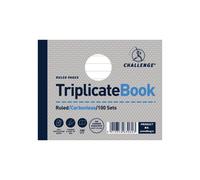 Challenge Ruled Carbonless Triplicate Book 100 Sets 105x130mm (Pack of 5) 100080471