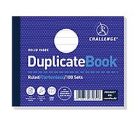 Challenge Duplicate Book, Carbonless, 100 Pages, 1 pack (105 x 130 mm)
