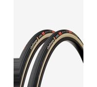 Challenge Strada 700x25 tubular tyre pack black beige 2 units