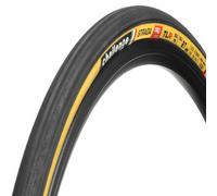 Challenge Strada Pro Handmade Tubeless Ready Road Tyre - 700c - Black / Tan / 700c / 27mm / Folding / Clincher
