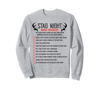 Challenge the Stag Bachelors Party Checklist Stag Do Party Sweatshirt