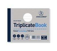 Challenge Triplicate Book 105x130mm Card Cover Ruled 100 Sets (Pack 5) 100080471