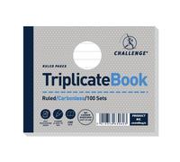 Challenge Triplicate Book, Carbonless, 100 Pages, 5 pack (105 x 130 mm)