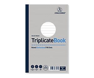 Challenge Triplicate Book with 100 Sets 210 x 130 mm