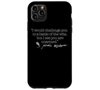 CHALLENGE YOU TO A BATTLE OF THE WITS Shakespeare ON BACK Case for iPhone 11 Pro Max