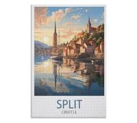 Challenge Yourself，Split Croatia，Adults 1000 Piece Jigsaw Puzzle- Christmas，52x38，paper puzzle ，AA-949