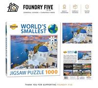 World's Smallest Puzzles: Santorini Board Game - Brand New Sealed