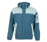 Columbia Men's Challenger II Windbreaker, Lightweight, Packable, Omni-Shield, Half-Zip, for Walking and Urban Activities (UK, Alpha, L, Regular, Regular, Blue)