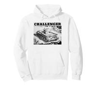 Challenger A30 WWII British Tank Scene Art Pullover Hoodie