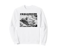 Challenger A30 WWII British Tank Scene Art Sweatshirt