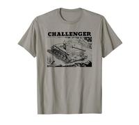 Challenger A30 WWII British Tank Scene Art T-Shirt